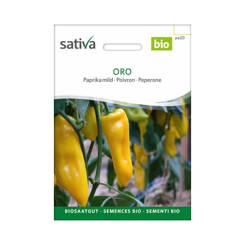 Sativa Bio paprika mila “Oro”
