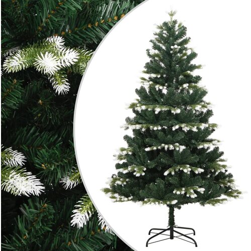 VidaXL Umetna novoletna jelka s snegom 240 cm Slike