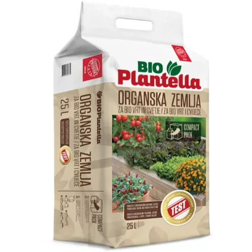 Bio plantella Organska zemlja za bio vrt in cvetje Bio Plantella (25 l)
