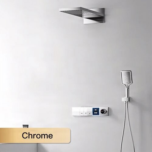 ELITE EDITION Luksuzni podometni tu&scaron; sistem BCS1050 z inteligentnim LED zaslonom &mdash; Krom &mdash; Dva izliva Cene