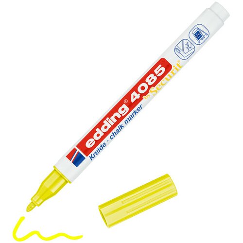 Edding marker za staklo chalk marker E-4085 1-2mm neon žuta Cene