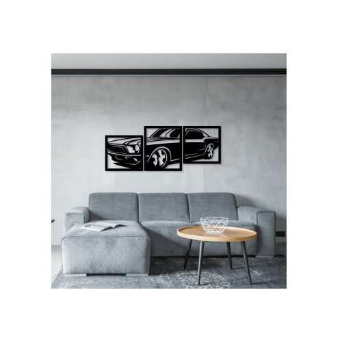 Wallxpert dekorativni metalni zidni pribor must trio b Slike
