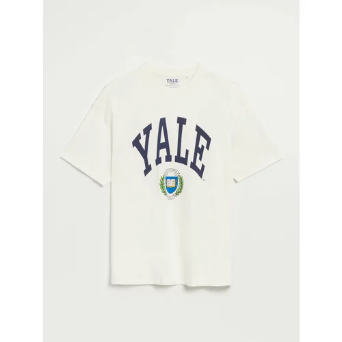 House - Loose fit majica kratkih rukava Yale - Bijela