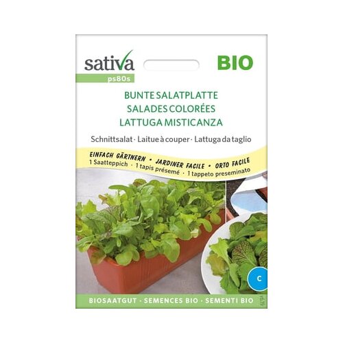 Sativa Ekološko solata "Pisana solatna plošča" Cene