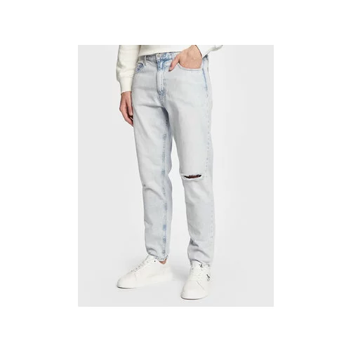 Calvin Klein Jeans Jeans hlače J30J322404 Modra Tapered Fit