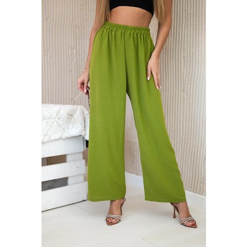 Kesi Włoski Wide-leg trousers olive Cijene