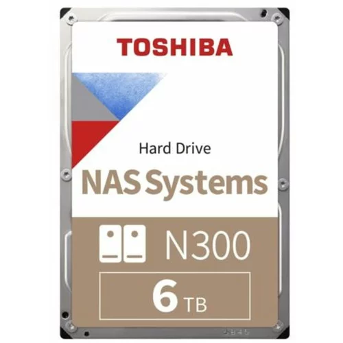 Toshiba HDD NAS N300 (3.5 6TB, 7200RPM, 256MB, SATA