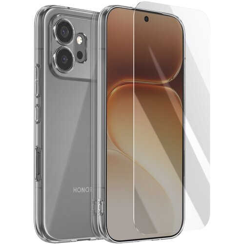 Oem Mayaxess, Ovitek za Honor 600 z zaščitnim kaljenim steklom za zaslon, Prozorna, (5000274115) Cene