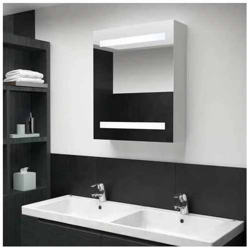  LED kopalniška omarica z ogledalom 50x13,5x60 cm
