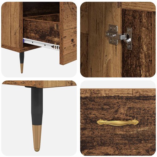  Highboard Staro drvo 69,5 x 31 x 115 cm Konstruirano drvo Slike