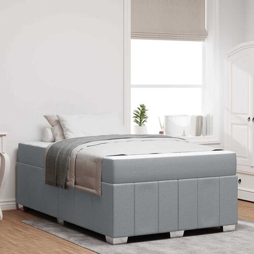 vidaXL Krevetna konstrukcija Svjetlosiva 120 x 190 cm tkanina Cijene