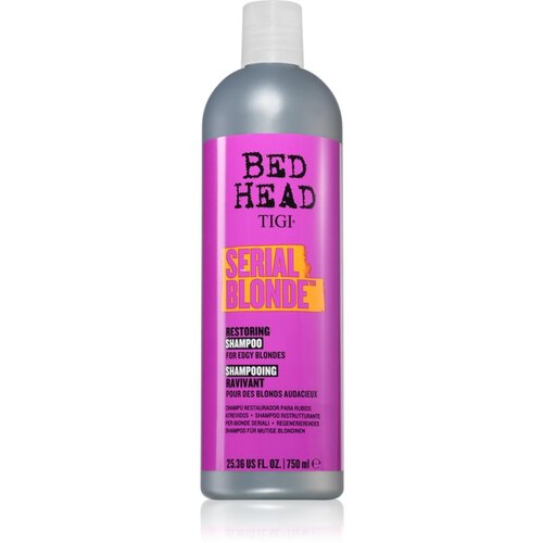 Tigi Bed Head Serial Blonde obnavljajući šampon za plavu kosu 750 ml Cene