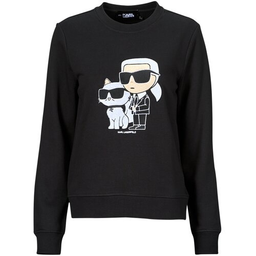 Karl Lagerfeld ikonik 2.0 sweatshirt Crna Slike
