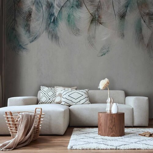  Foto tapeta - Colourful Feathers 343x256 Cijene
