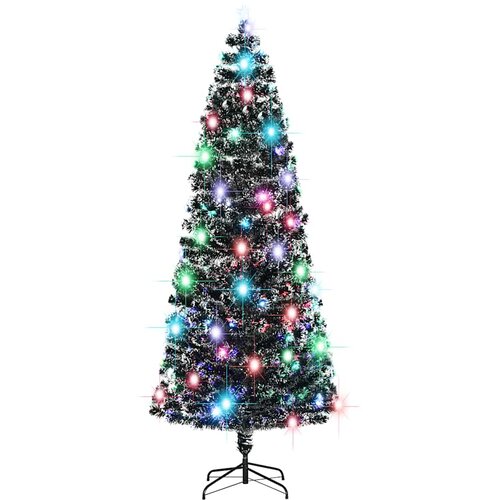  Osvijetljeno božićno drvce sa stalkom i LED 240 cm optička vlakna Cene