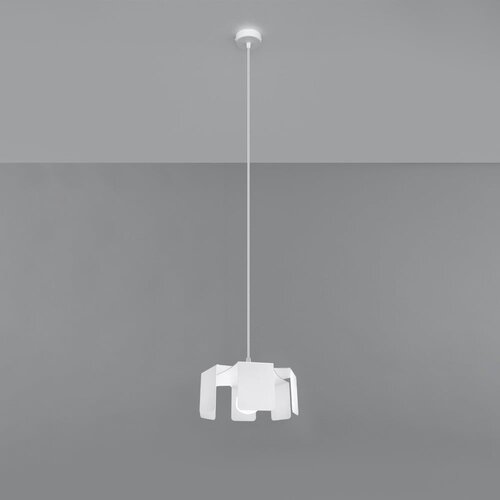 Nice Lamps Bijela viseća svjetiljka s metalnim sjenilom ø 24 cm Rossario – Cijene