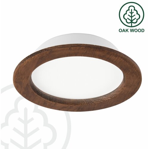  led ugradna svetiljka woody spot LED/16,5W/230V 4000K tre&amp;scaron;nja, prečnik 18,5 cm Slike