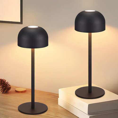 Nettlife Brezžična LED namizna svetilka, komplet 2, na dotik, možnost zatemnitve, 3 barvne temperature, USB polnilna baterija, (5000046048) Slike