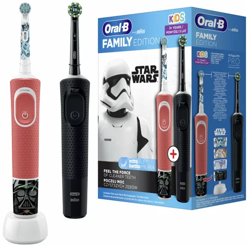 Oral-b električna zubna četkica Vitality Pro + D100 Vitality Star Wars