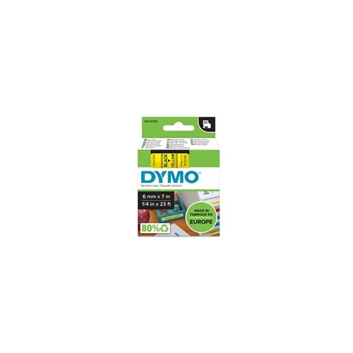 Dymo Traka D1 436180, 6 mm / 7 m (crna/žuta), original Cijene