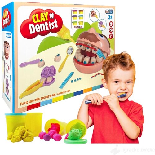 RAZNO Plastelin set ZUBAR Cene
