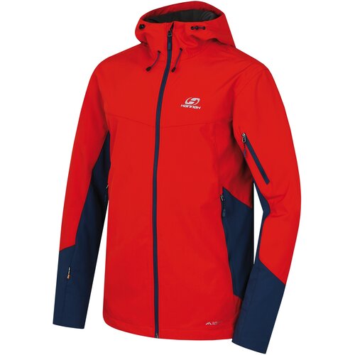 HANNAH Men&amp;#039;s softshell jacket CHANNER cherry tomato/moroccan blue Slike