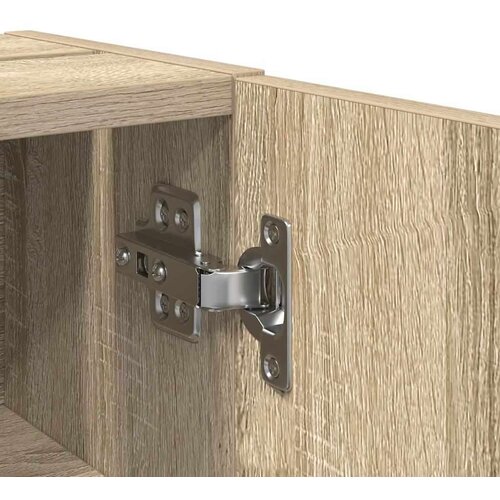 VidaXL Kupaonski ormarić s držačem za role boja hrasta 20,5x22x72 cm Slike
