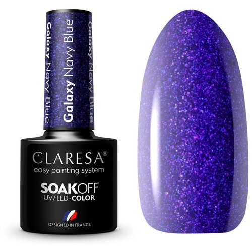 Claresa trajni lak za nokte uv/led galaxy blue 5g Slike