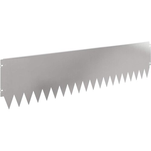 vidaXL Robovi trave 20 pcs 103 x 25 cm Jeklo Srebrna, (5000301743) Cene