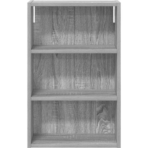 Kupaonski zidni ormarić s policom Sivi Sonoma 40 x 16 x 62,5 cm Slike