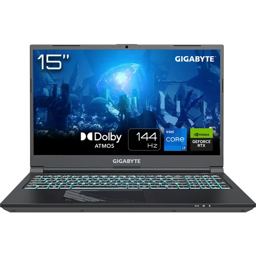 Gigabyte razstavljen (odprta embalaža) - prenosnik G5 MF5-H2DE354KH | i7-13620H | 16GB ram | 1TB ssd | geforce rtx 4050 / i7 / ram 16 gb / ssd disk / 15,6″ fhd, (21672041)