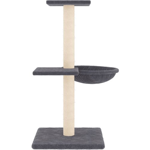  Penjalica za mačke sa stupovima za grebanje tamnosiva 72 cm Slike