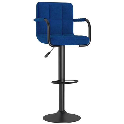 vidaXL Barski stolček modro blago, (20967791) Cene