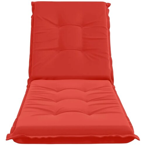  Jastučić za ležaljku GEMERT 100% poliester Crvena - Crvena 190 x 60 x 9 cm Poliester Slike