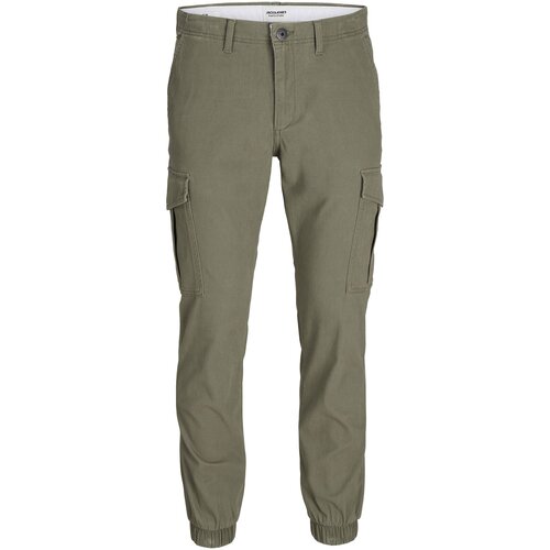 Jack & Jones Muške pantalone 12186889, Maslinaste Slike