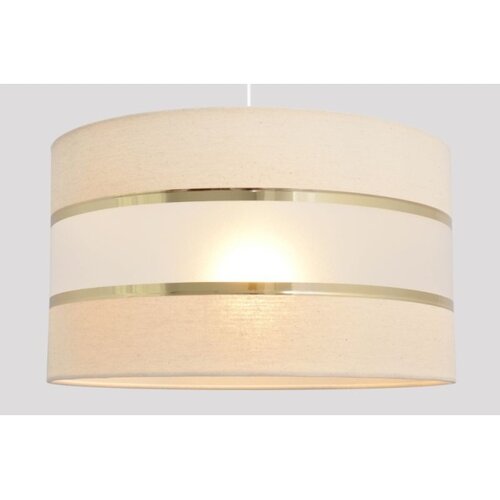  Luster na sajli HELEN 1xE27/15W/230V, prečnik 35 cm, krem/zlatna Slike