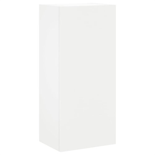 Maison Chic Stenska TV omarica - TV stojalo - Televizijska omarica bela 40,5x30x90 cm inženirski les, (21699173) Cene