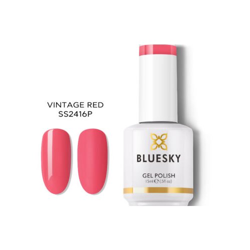  BLUESKY TRAJNI LAK VINTAGE RED 15ML Slike