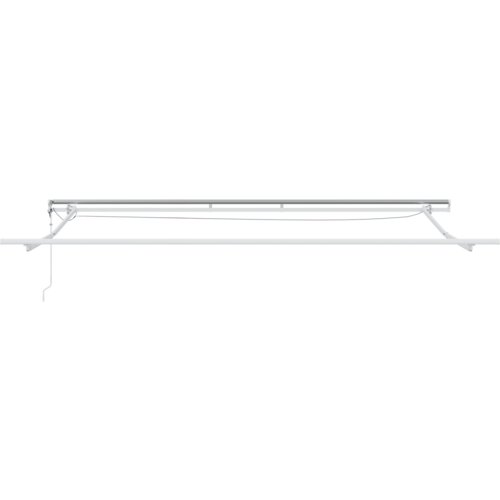 vidaXL Avtomatska retraktibilna tenda z LED svetilko Črna 500x300 cm, Alternativno platno za tento 5x3 m Črna Cene