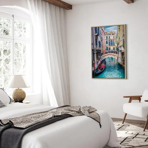  Slika - Holiday Moment (1 Part) Vertical 40x60 U prirodnom drvenom okviru Slike