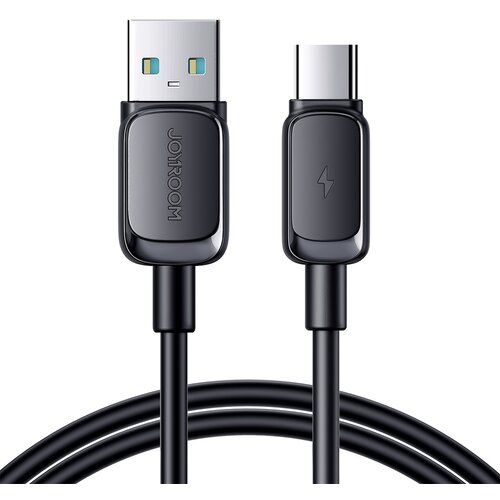 Joyroom Napajalni kabel Multi - Color Series A14 USB - A / USB - C 3A 1,2m - Črna Slike