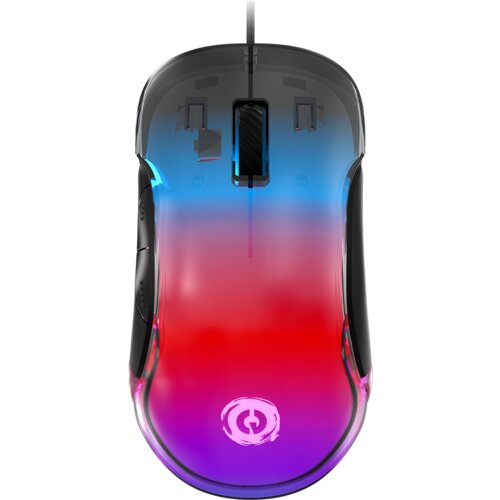 Canyon Braver GM-728, Optical Crystal gaming mouse, Instant 825, ABS material, huanuo 10 million cycle switch, 1.65M TPE cable with magnet ring, weight: 114g, Size: 122.6*66.2*38.2mm, Black Slike