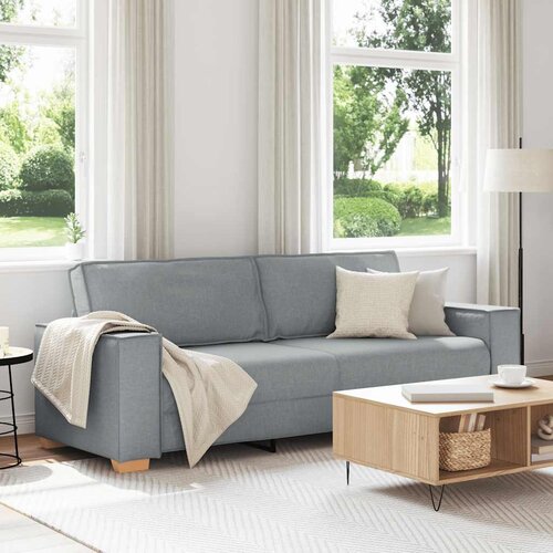 vidaXL Trosjed Svijetlo siva 180 cm Tkanina Cijene
