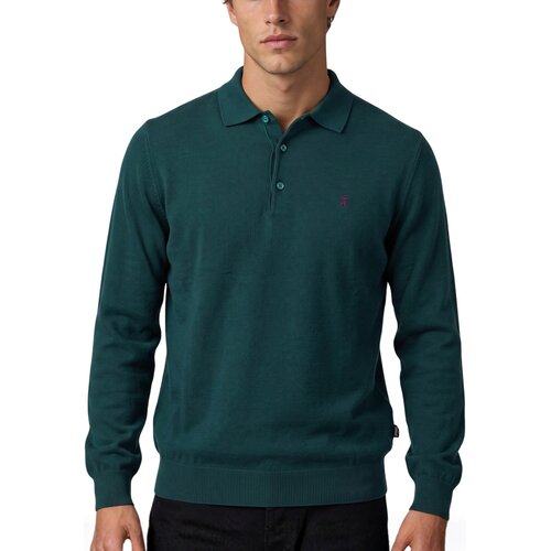 Jaggy Polo majice dolgi rokavi JMD043DZ123262 Zelena Slike