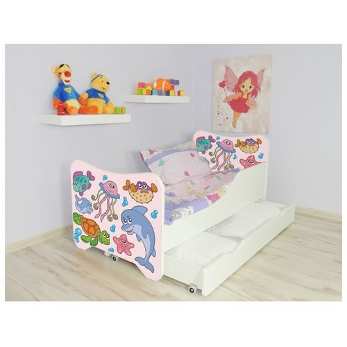 Olimp Sport krevet za dete sa fiokom happy kitty fishes 160x80 Cene