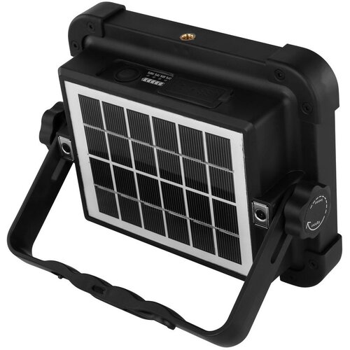 Globo Solarna LED svetilka (15 W, 1000 lm, IP44, USB, črna) Slike
