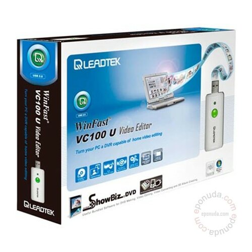 Leadtek USB WinFast VC100 Capture Card - Video In tv kartica Slike