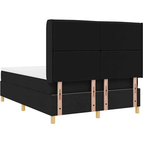 Box spring krevet s madracem Crna 140 x 200 cm tkanina Slike