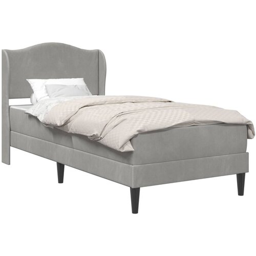  Okvir za krevet 2 kom. Svjetlosiva 90 x 190 cm Bar&amp;scaron;un - Svjetlosiva 90 x 190 cm Slike