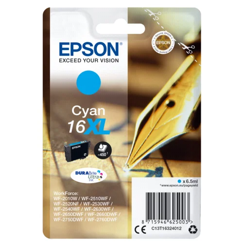 Epson ink cartridge XL cyan DURABrite Ultra T 163 T 1632